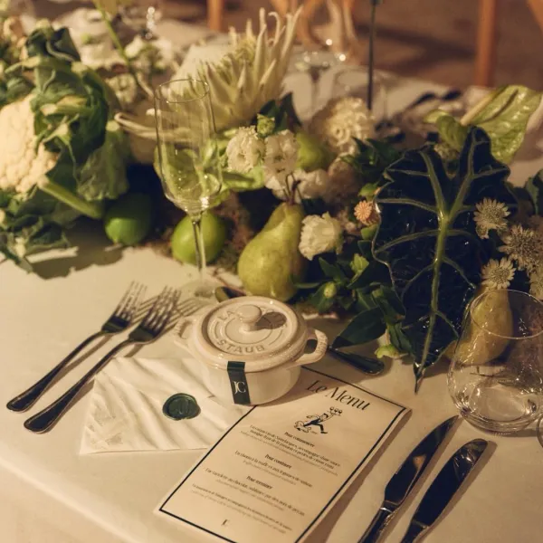 Centre de table et dressage floral de mariage par ROZFLEURS