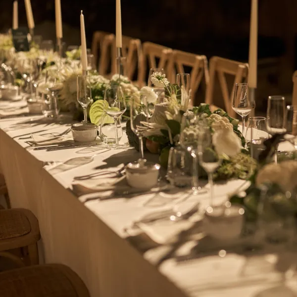 Centre de table et dressage floral de mariage par ROZFLEURS