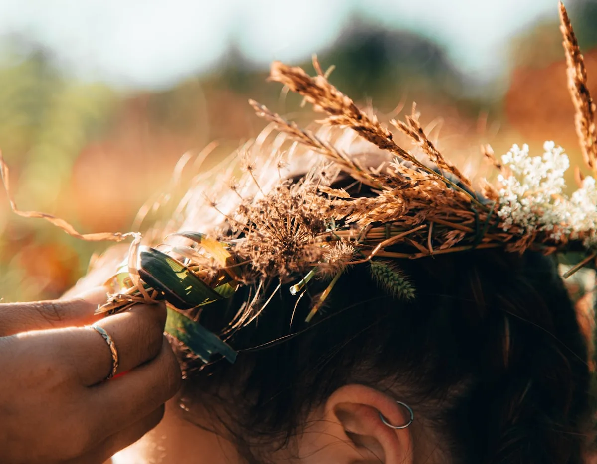 Atelier Couronne Florale — atelier de composition florale ROZFLEURS